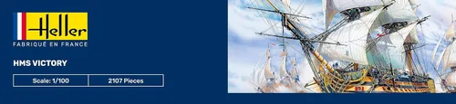 Vista 7 de Heller HMS Victory Boat Kit de construcción para más de 14 años