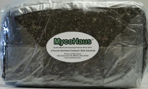 Vista 7 de MycoHaus Compost para cultivo de hongos Sustrato esterilizado para hongos Suelo orgánico de hongos Suministros de cultivo para el hogar 5