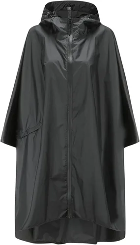 Vista 5 de Chubasquero impermeable con capucha y cremallera para adultos y adolescentes, con bolsa de embalaje