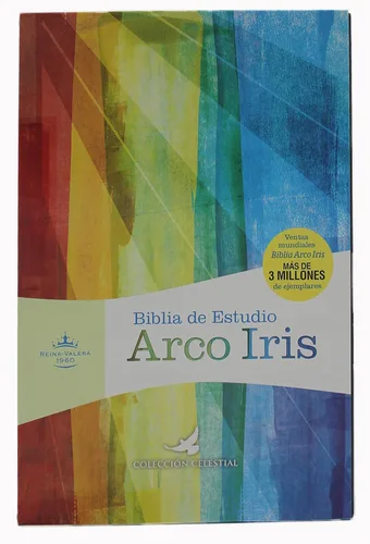 Vista 6 de Biblia de Estudio Arco Iris Reina Valera 1960 con Cierre e Indice en Español Imitation Leather – 1 Diciembre 2020