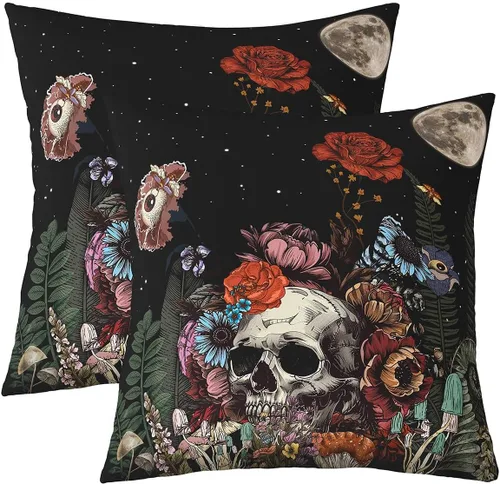 Vista 27 de Erosebridal Juego de 2 fundas de almohada rústicas con diseño de oso, de 16x16 pulgadas, fundas de almohada de cuadrícula de búfalo, fundas