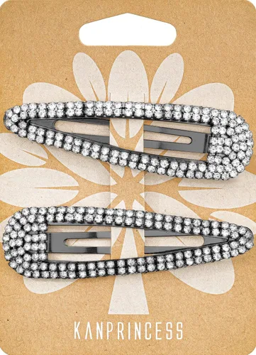 Vista 10 de KANPRINCESS Pinza para el pelo, 2 piezas de diamantes de imitación de 2.4 pulgadas, color plateado, pasadores de pelo para mujeres y niñas, novia