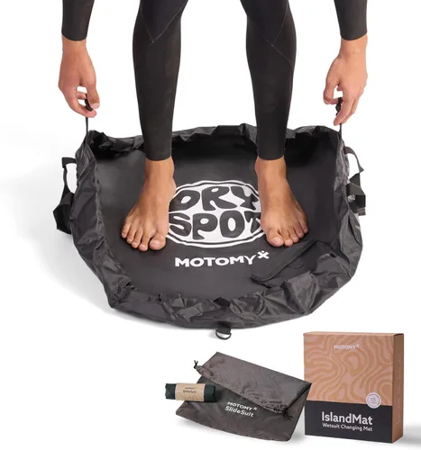 Vista 11 de IslandMat Wetsuit Changing Mat, Waterproof 2-in-1 Surf Bag, Heavy-Duty