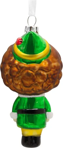 Vista 2 de Hallmark Elf Buddy The Elf - Adorno navideño, vidrio soplado