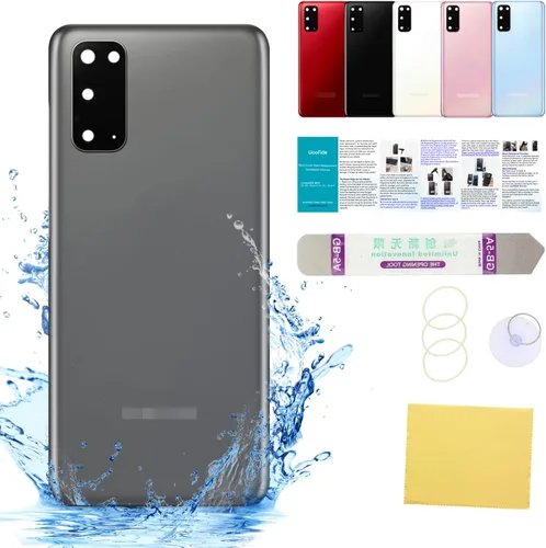 Vista 28 de Compatible con Samsung Galaxy Note 8 - Carcasa trasera de repuesto de cristal de 6.3 pulgadas, SM-N950, todos los portadores con manual de Negro