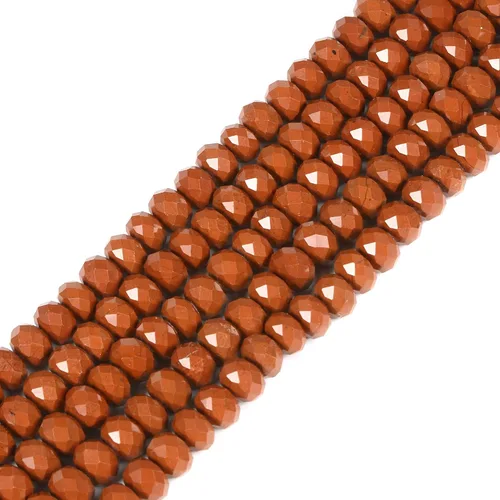 Vista 40 de 7 chakras piedras preciosas de 0.236 in de piedras preciosas facetadas Rondelle sueltas cuentas para hacer joyas DIY cuentas de 16 pulgadas