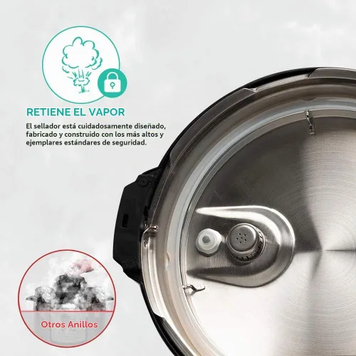 Vista 6 de ZoneFly para Instant Pot Inserto de Repuesto para Olla Interior de 3 Qt, Revestimiento de Olla de Cocina de Acero Inoxidable con Superficie Pulida