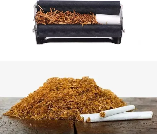 Vista 5 de Rodillo del cigarrillo de los 70MM con la tapa, fabricante de cigarrillos de la máquina del balanceo del cigarrillo del metal 229.7 ft m