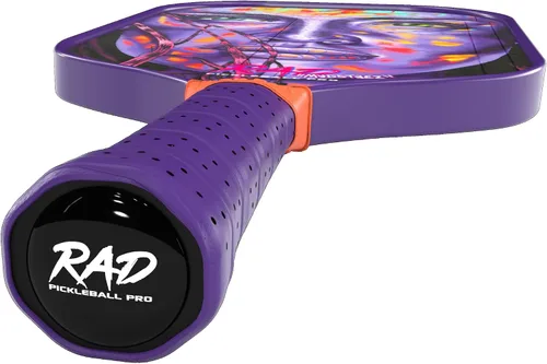 Vista 6 de RAD Pickleball Paddle – USAPA Approved Pickleball Racket – Fiberglass Surface with Spin Grit Tech – Carbon Fiber Pickleball Paddle for Power &