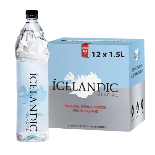 Vista 10 de Agua natural de manantial Icelandic Glacial.