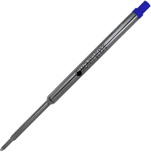 Vista 2 de Monteverde Recambios de bolígrafo suave USA para adaptarse a bolígrafos Waterman, punta media, negro, paquete de 2, rendimiento de escritura suave