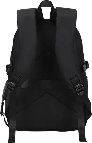 Vista 3 de Linda mochila para niña, adolescente, mochila diaria para mujer, Negro -, Classic