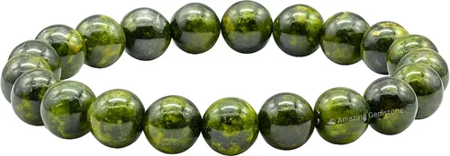 Vista 850 de Amazing Gemstone Crystal Bracelet for Women Men's Gifts - Protection Healing Crystal Bracelet - 8mm Gemstone Beaded Stretchable Bracelet Pulseras