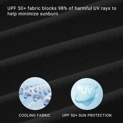 Vista 4 de Willit Chaqueta larga con capucha y protección solar UPF 50+ para mujer, ligera