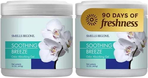 Vista 8 de SMELLS BEGONE Eliminador de olores de gel de 15 onzas – Absorbe y elimina los olores difíciles en áreas de mascotas, baños, sótanos, garaje