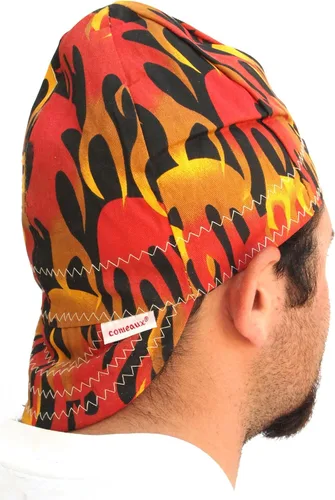 Vista 9 de Forney 7 pulgadas de alto x 7 pulgadas de ancho, tapa de soldadura de algodón, 0.12 libras, multicolor 1 unidad.