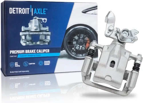 Vista 3 de Detroit Axle - Kit de freno trasero para Ford Fusion Lincoln MKZ Zephyr Mazda 6 Mercury Milan, repuesto de pastillas de freno de cerámica