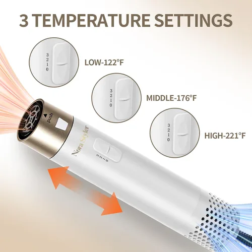 Vista 6 de Multistyler Pro 5 en 1, moldeador de aire caliente para rizar, alisar, dar volumen, todo tipo de cabello