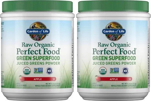 Vista 13 de Garden of Life - Polvo orgánico crudo perfecto para alimentos verdes, polvo de superalimentos , 0658010116244, 1