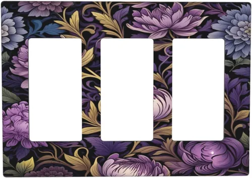 Vista 59 de Decorative Outlet Covers Blue Background White Cat Daisy Floral 2-Gang 1-Gang Wall Plate Single Toggle/Rocker Farmhouse Style Light Switch Covers