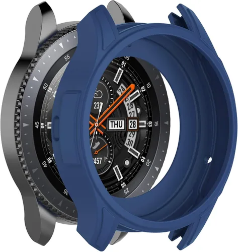 Vista 9 de Funda protectora de silicona suave para Samsung Galaxy Gear S3 Frontier y SM-R800 1.811 in Smart Watch