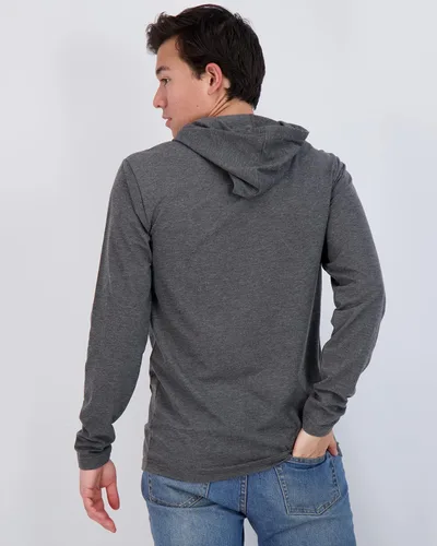Vista 3 de Real Essentials Paquete de 3 sudadera con capucha de algodón ligero y casual con cordón y bolsillo para hombre