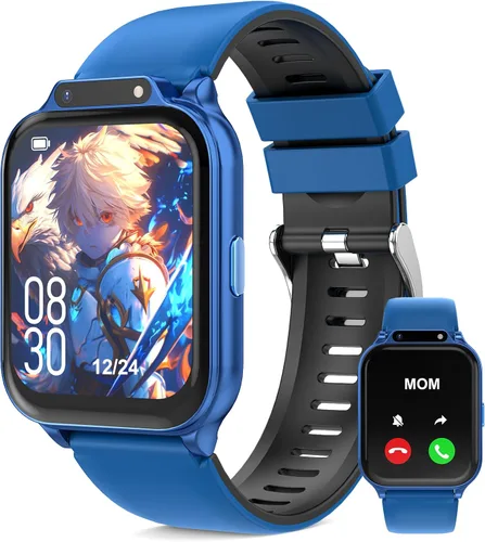 Vista 11 de Reloj inteligente para niños de 1.85 pulgadas con rastreador de fitness, monitor de sueño, más de 22/100 modos deportivos, esfera de bricolaje, IP68