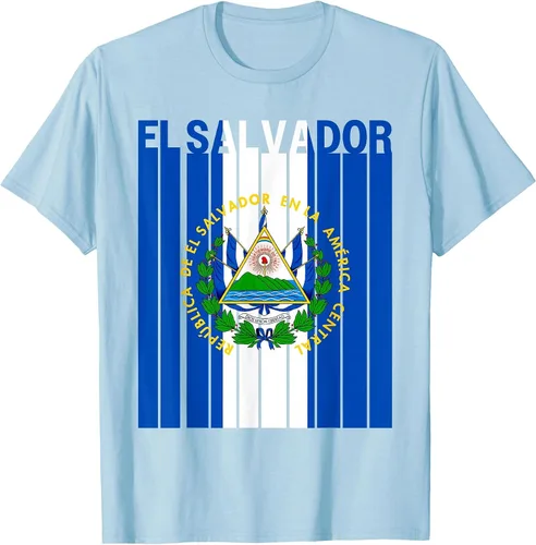 Vista 28 de Camiseta con la bandera de El Salvador