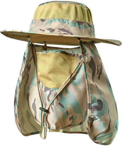 Vista 9 de Fishing Hat,Sun Cap with UPF 50+ Sun Protection and Neck Flap,for Man and Women
