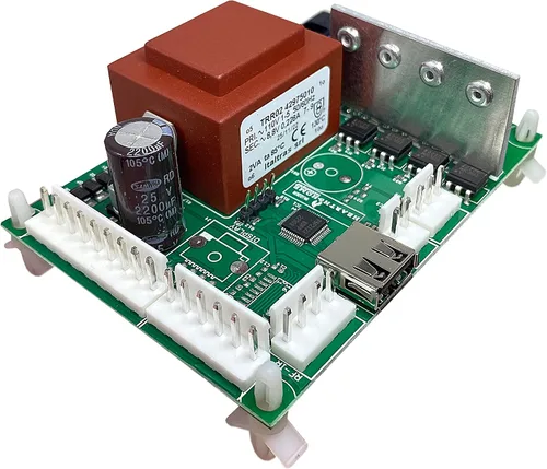 Vista 6 de HHT Quadra-Fire Mt. Vernon E2 SRV7080-050 - Placa de control para estufa de pellets - Parte original - Negro - Ventilación natural - Estilo moderno