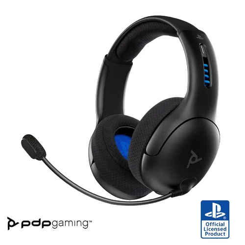 Vista 8 de PDP Gaming LVL50 Wireless Stereo Headset With Noise Cancelling Microphone Black - PS5PS4