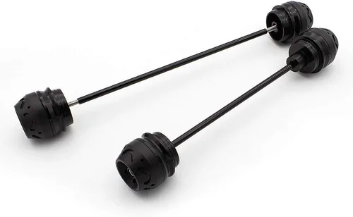 Vista 2 de FXCNC Racing CNC aluminio eje deslizante marco deslizante Crash Wheel Slider Protector de choque compatible con Ducati Monster 696