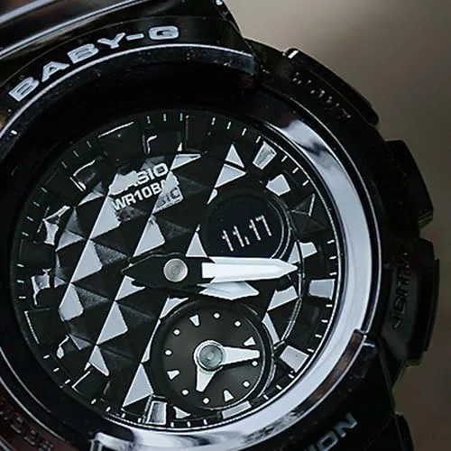 Vista 4 de Casio Baby-G bga1951A NegroNegro Silicona Unisex Reloj de cuarzo analógico