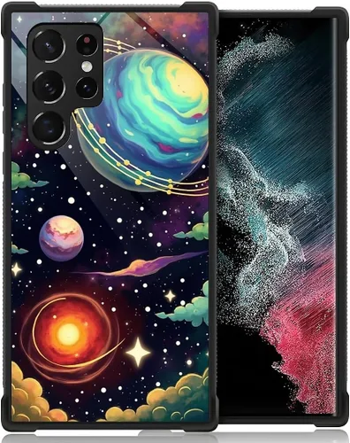 Vista 51 de Funda compatible con Samsung Galaxy S23, diseño de elefantes africanos, diseño increíble a prueba de golpes, antiarañazos, carcasa trasera