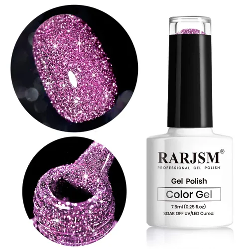 Vista 28 de RARJSM - Esmalte de uñas de gel con purpurina, de color verde oliva, brillante y brillante, para manicura DIY y salón de uñas, requiere secado