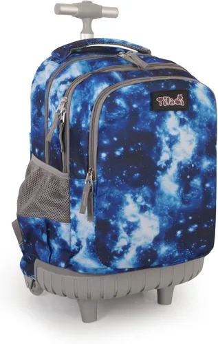 Vista 33 de Tilami Mochila con ruedas para niños y niñas, astronauta