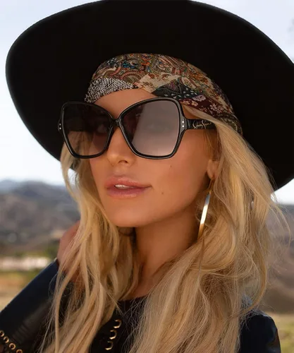 Vista 5 de Jessica Simpson J5921 Chic Womens Butterfly Sunglasses with 100 Uv Protection Glam Gifts for Her 615 Mm Rectangular