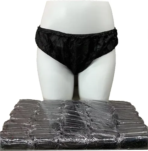 Vista 6 de Bragas de tanga de mujer no tejidas desechables para mujer, bragas de bikini desechables para broncear con cera en aerosol