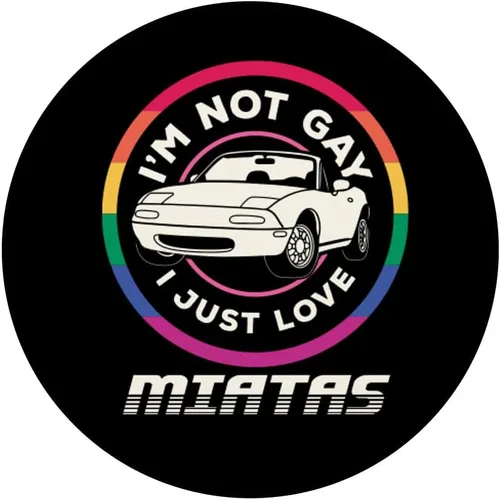 Vista 3 de No soy gay I Just Love Miatas - Ropa de coche deportivo PopSockets intercambiables PopGrip