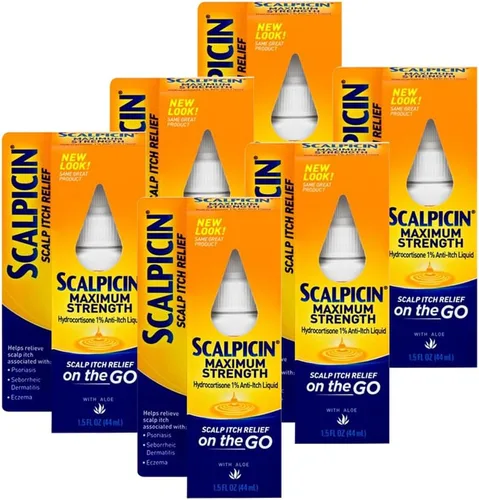 Vista 10 de Scalpicin Max Strength - Tratamiento de picazón en el cuero cabelludo, 1.5 onzas (paquete de 4)