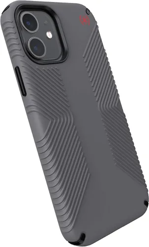 Vista 9 de Speck Funda para iPhone 12 - Protección contra caídas compatible con iPhone 12 Pro e iPhone 12 - Resistente a los arañazos, diseño delgado