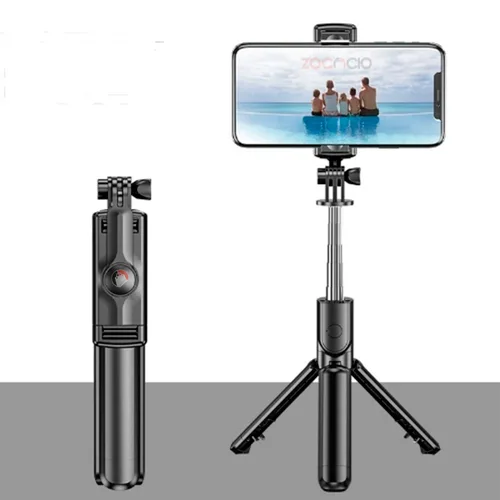 Vista 2 de Trípode Con Monopod Integrado Control Bluetooh Palo Selfie