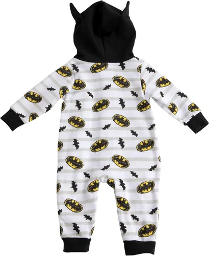 Vista 2 de BATMAN DC Comics - Mameluco con capucha para bebé niño