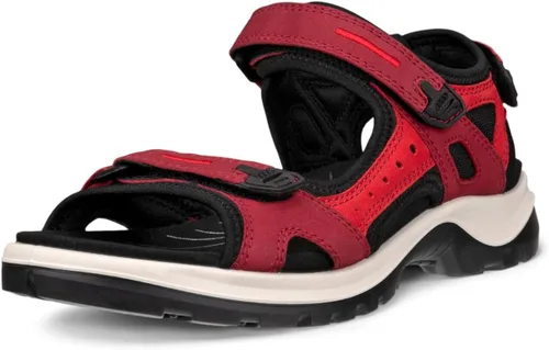 Vista 41 de ECCO Yucatan, sandalia deportiva para mujer Aire/Nubuck azul polvoriento