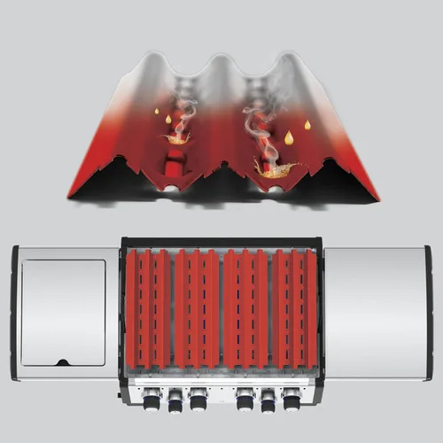 Vista 5 de Broil King Tienda de calor Flav-R-Wave de acero inoxidable 18488, grande