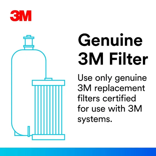 Vista 3 de 3M Water Filtration Products Replacement Cartridge HF25-S for High Flow Series ICE125-S System. 5615203 (Case of 6)