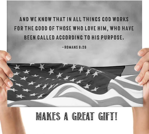 Vista 4 de Romanos 8:28 "And We Know that in All Things God Works for the Good of Those Who Love Him