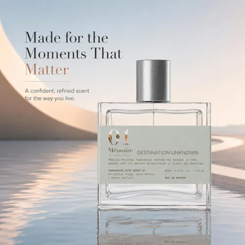 Vista 10 de Destination Unknown 3.4 oz. Eau de Parfum de Memoire Archives