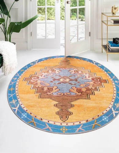 Vista 19 de Unique Loom Timeless Collection - Alfombra de área - Thomas (2' x 3' 1" ovalada, negro y blanco/gris)
