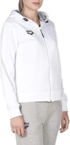 Vista 2 de Arena Chaqueta con capucha Team Line con cremallera completa para mujer